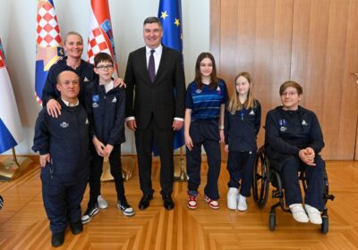 Predsjednik Milanović razgovarao s URIHO-vim stolnotenisačima