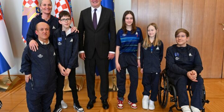 Predsjednik Milanović razgovarao s URIHO-vim stolnotenisačima