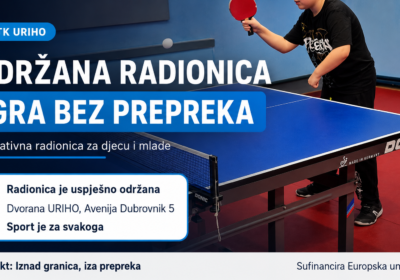 Održana edukativna radionica „Igra bez prepreka“.